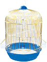 Клетка для птиц Triol A9001G круглая золото цвет в ассортименте 33,5 х 53 см (1 шт)