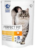 PERFECT FIT SENSITIVE для взрослых кошек при аллергии с индейкой (0,19 кг)