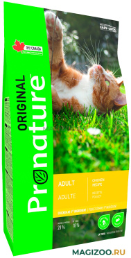 Сухой корм PRONATURE ORIGINAL CAT ADULT для взрослых кошек с курицей (2,27 кг)