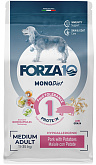 FORZA10 DOG MEDIUM MONODIET LOW GRAIN монобелковый низкозерновой для взрослых собак средних пород при аллергии со свининой и картофелем (12 кг)