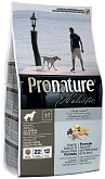 PRONATURE HOLISTIC DOG ADULT ALL BREEDS SKIN & COAT для взрослых собак всех пород при аллергии с лососем и рисом (2,72 кг)