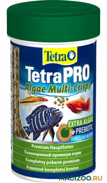 TETRA PRO ALGAE MULTI-CRISPS корм чипсы для всех видов рыб с растительными добавками (100 мл)