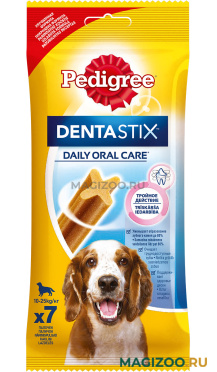 Лакомство PEDIGREE DENTA STIX для собак средних и крупных пород для зубов (180 гр)