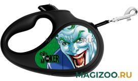 COLLAR WAUDOG R-LEASH Джокер Зеленый ременной поводок-рулетка для животных 5 м размер M черная  (1 шт)