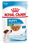 ROYAL CANIN MINI PUPPY для щенков маленьких пород в соусе пауч (85 гр)
