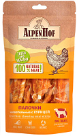Лакомство AlpenHof для собак маленьких пород и щенков палочки жевательные с курицей 50 гр (1 уп)
