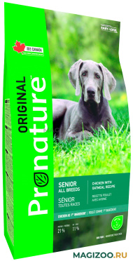 Сухой корм PRONATURE ORIGINAL DOG SENIOR для пожилых собак всех пород с курицей и овсом (11,3 кг)