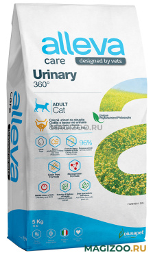 Сухой корм ALLEVA CARE ADULT CAT URINARY 360˚для взрослых кошек при мочекаменной болезни (5 кг)