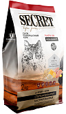 SECRET LIFE FORCE для взрослых кастрированных котов и стерилизованных кошек с курицей и рисом (2 кг) 