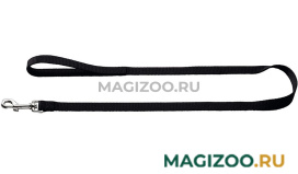Поводок для собак Hunter Smart Ecco нейлон черный 20 мм 100 см (1 шт)