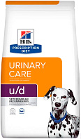 HILL'S PRESCRIPTION DIET U/D для взрослых собак при мочекаменной болезни и заболеваниях почек (4 кг)