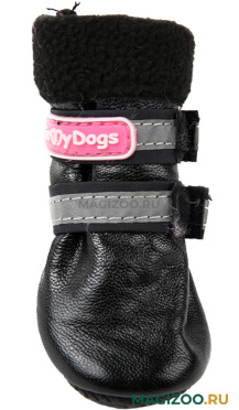 FOR MY DOGS сапоги для собак зимние черные FMD645-2019 Bl (2)