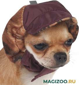 Тузик шапка для собак теплая с велюром 34 см № 2 в ассортименте (1 шт)