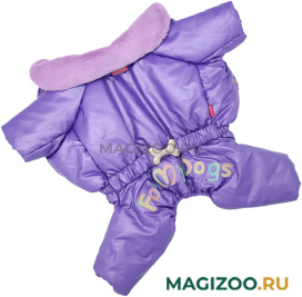 FOR MY DOGS комбинезон для собак фиолетовый для девочек FW718-2019 F (22) 