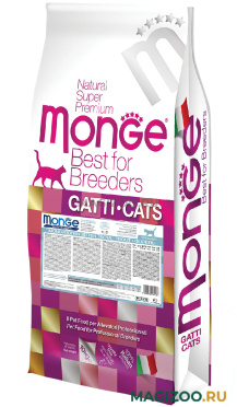 Сухой корм MONGE SPECIALITY MONOPROTEIN KITTEN TROUT монобелковый для котят с форелью (10 кг)
