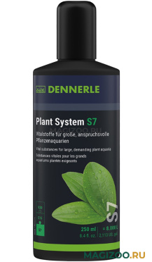 Удобрение профессиональное высококонцентрированное Dennerle Plant System S7 250 мл (1 шт)