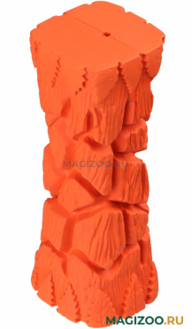 Игрушка для собак Mr.Kranch Палочка с пищалкой с ароматом бекона оранжевая 16 см (1 шт)