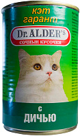 DR. ALDER'S CAT GARANT для взрослых кошек с дичью в соусе (415 гр)