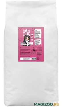 Сухой корм SMART DOG для взрослых собак крупных пород с ягненком (12 кг) 