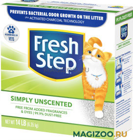 FRESH STEP наполнитель комкующийся для туалета кошек (6,35 кг)