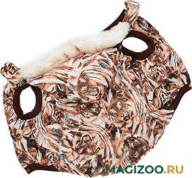 FOR MY DOGS куртка для собак Тигры коричневая FW603-2018 (C1)