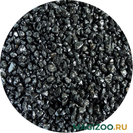 Грунт цветной кварц, черный премиум, 2 – 4 мм, BARBUS, GRAVEL 029/3,5 (3,5 кг)