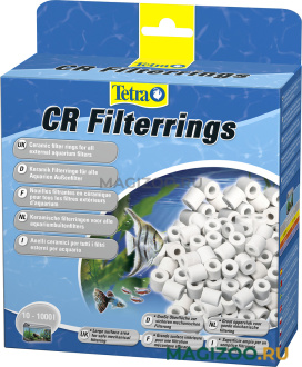 Наполнитель для фильтра Tetra CR 400/600/700/800/1200/2400 кольца керамические для крупной очистки (2,5 л)