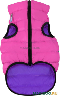 Куртка для собак Collar AiryVest двусторонняя розово-фиолетовая (M50)