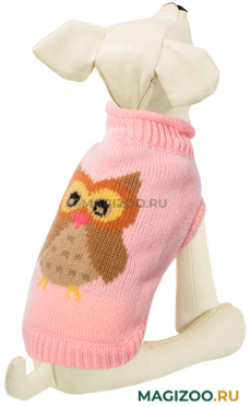 TRIOL свитер для собак Сова розовый (L)