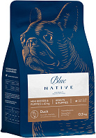 BLUE NATIVE HOLISTIC MINI BREEDS & PUPPIES DUCK для щенков и собак маленьких пород с уткой (0,5 кг)