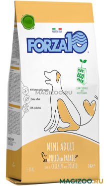 Сухой корм FORZA10 DOG MAINTENANCE ADULT MINI для взрослых собак маленьких пород с курицей и картофелем (2 кг)