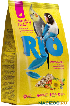 RIO PARAKEETS корм для средних попугаев в период линьки (500 гр)