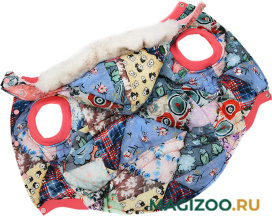 FOR MY DOGS куртка для собак Пэчворк FW606-2018 (B2)