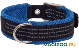 Ошейник для собак Каскад Premium нейлон мягкая подкладка синий 20 мм 27 – 35 см (1 шт)
