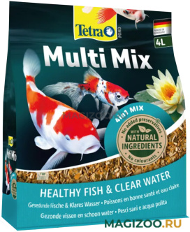 TETRA POND MULTI MIX корм для прудовых рыб смесь (4 л)