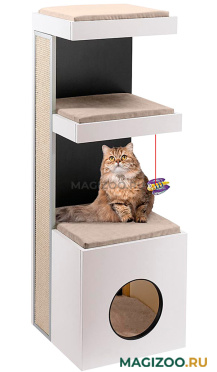 Комплекс для кошек Ferplast Tiger спально-игровой 40 x 40 x 115 см (1 шт)