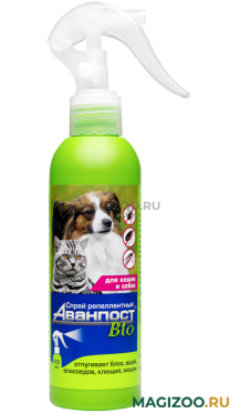 АВАНПОСТ BIO спрей репеллентный для собак и кошек против блох и клещей VEDA (200 мл)