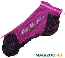 FOR MY DOGS дождевик для вельш-корги фиолетовый неон для девочек 533SS-2021 F (K47) 