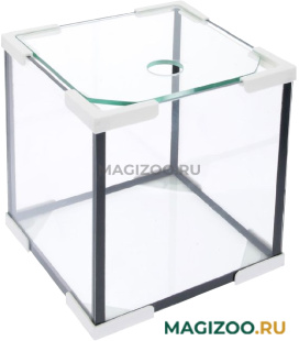 Аквариум Куб 30 литров белый (1 шт)