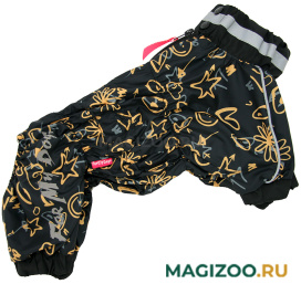 FOR MY DOGS дождевик для собак черный для мальчиков 519SS-2021 M (12) 