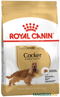 Сухой корм ROYAL CANIN COCKER ADULT для взрослых собак кокер-спаниель (3 кг)