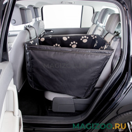 TRIXIE автомобильная подстилка на сиденье для собак с боковыми стенками, черно-бежевый, 65 х 145 см (1 шт)
