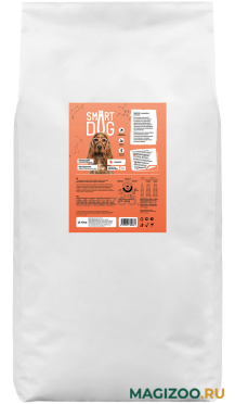 Сухой корм SMART DOG для взрослых собак всех пород с индейкой (12 кг) 