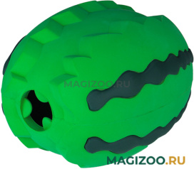 Игрушка для собак Mr.Kranch Арбуз с ароматом курицы зеленый 15 см (1 шт)