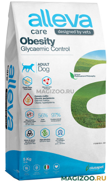 Сухой корм ALLEVA CARE ADULT DOG OBESITY GLYCAEMIC CONTROL для взрослых собак при ожирении (5 кг)