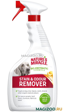 Спрей Nature's Miracle уничтожитель пятен и запахов для собак универсальный с ароматом дыни 946 мл (1 шт) 