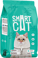 SMART CAT для взрослых кастрированных котов и стерилизованных кошек с курицей (0,4 кг)