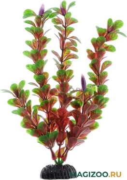 Растение для аквариума пластиковое Людвигия ползучая красная, BARBUS, Plant 022 (20 см)