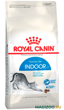 Сухой корм ROYAL CANIN INDOOR 27 для взрослых кошек живущих дома (10 кг)