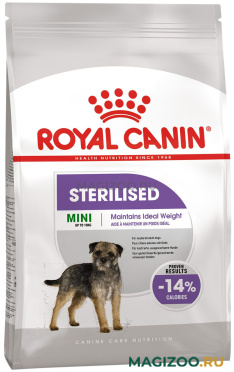 Сухой корм ROYAL CANIN MINI STERILISED ADULT для кастрированных и стерилизованных взрослых собак маленьких пород (3 кг)